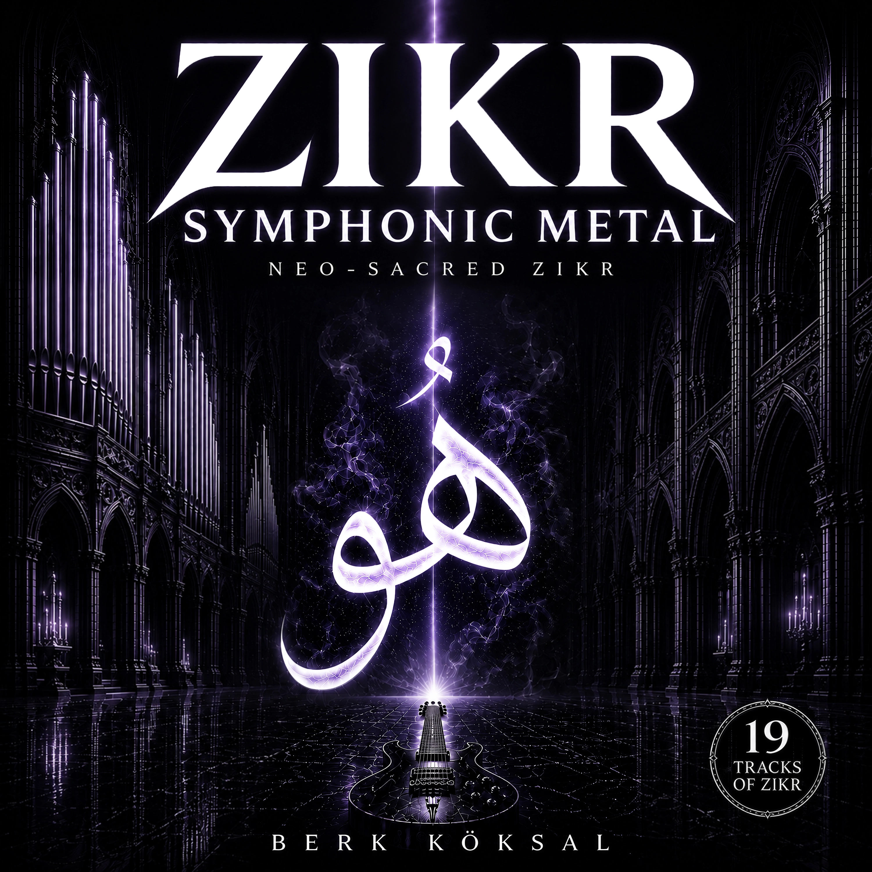 ZIKR SYMPHONIC METAL album cover by Berk KÖKSAL
