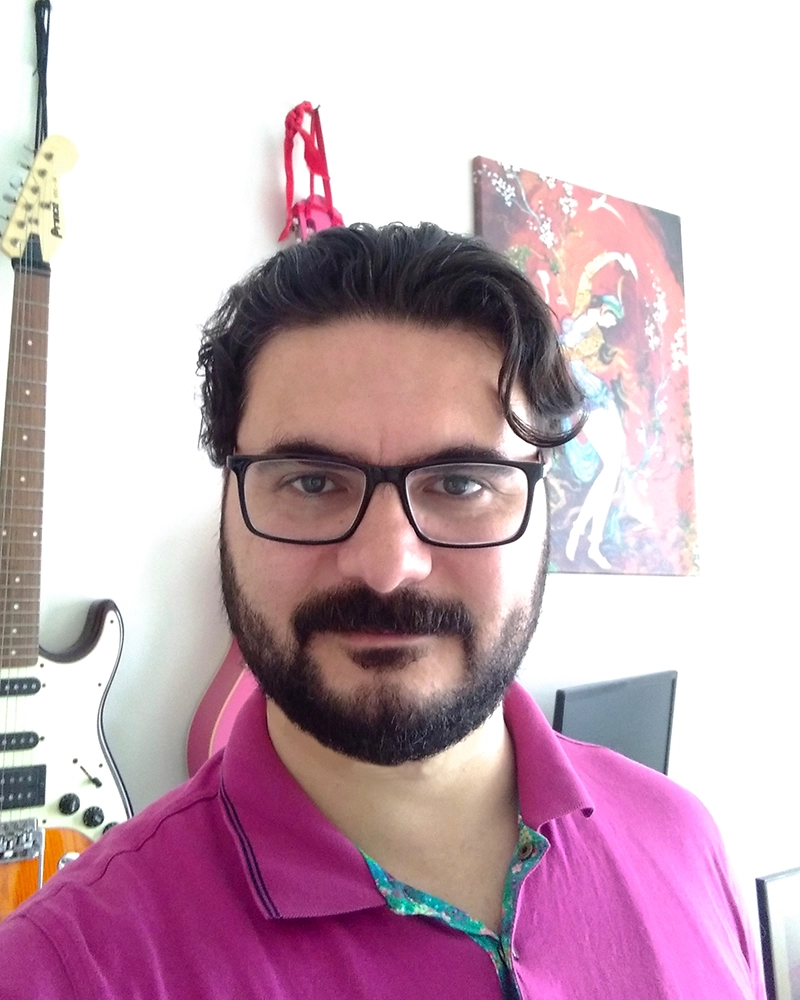 Berk Köksal working with music and software technologies