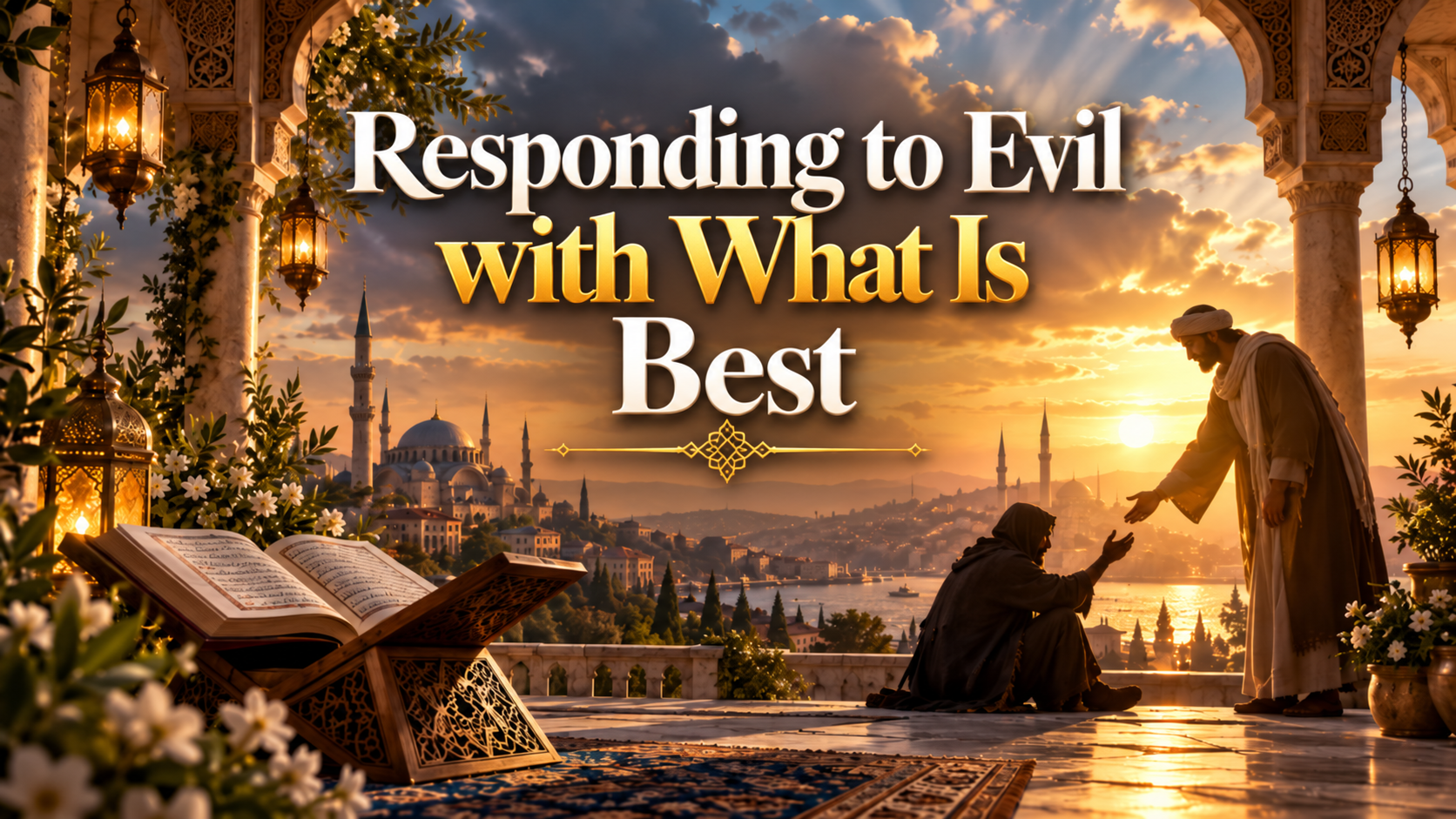 Responding to Evil with What Is Best cover image reflecting on justice, forgiveness, patience, anger, and moral restraint